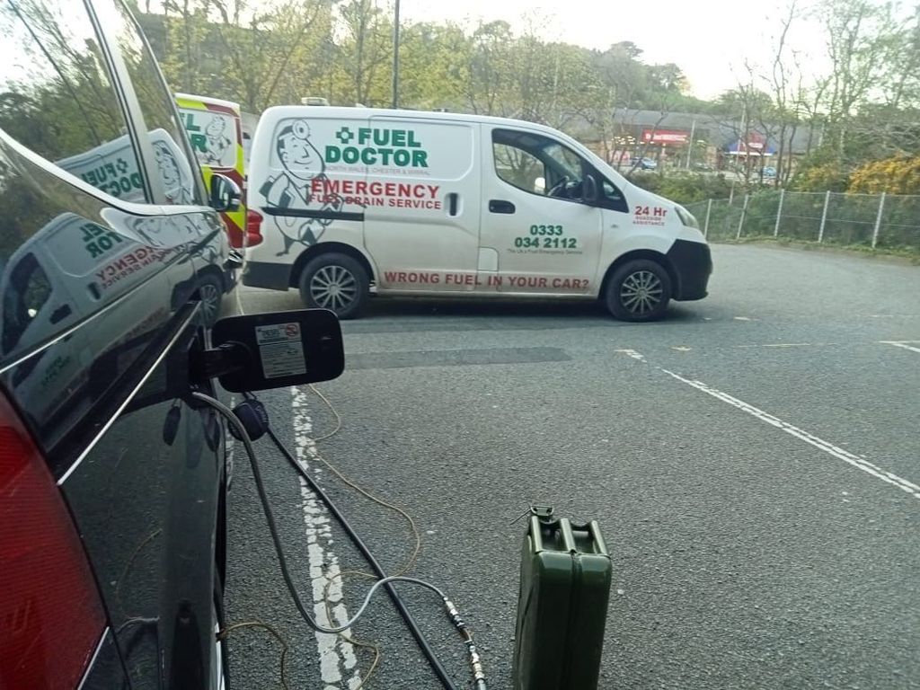 wrong fuel - bangor - 30min drain
